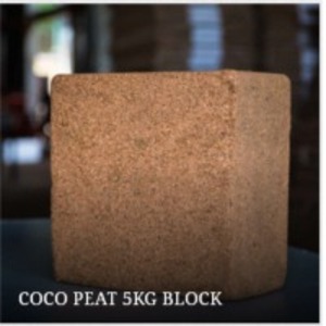 Coco - Peat 5Kg Block by  Coirtron Impex 