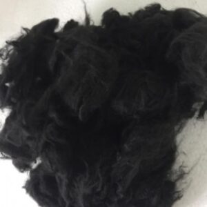  Recycled Polyester Staple  Fibre ( Black ) 