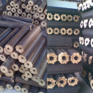 Rice Husk Briquettes by  Kim Nghia Co., Ltd 