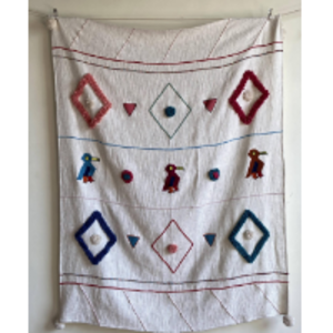 Hand Made Throw by  Rajput Arts 