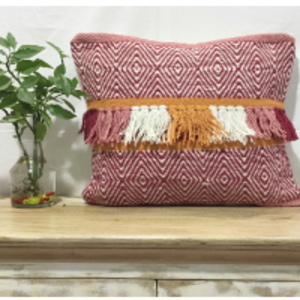 Hand Made Wool Cushion Cover by  Rajput Arts 