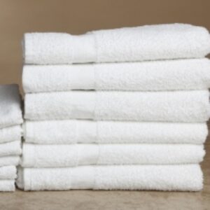 Bath Towel Bleached White by  Royal Tex 