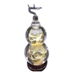  Gourd Designed Hand Painting Glass Bottle 