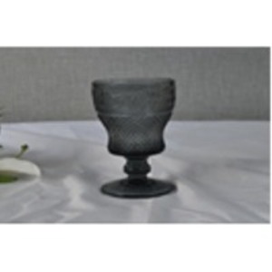 Glass Cup Goblet Black by  Beijing Plus Fortune Technology Trade Co., Ltd 