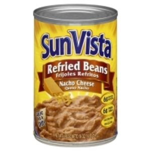 Sun Vista Refried Beans Many Types 16Oz by OC Wholesale Company