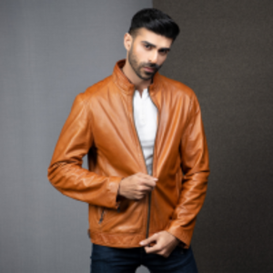 Classic Leather Jacket by  Shape Of Sports 