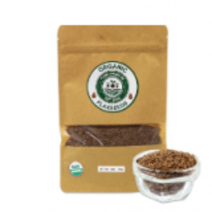Organic Flax Seeds by  Pure Foods 4u 