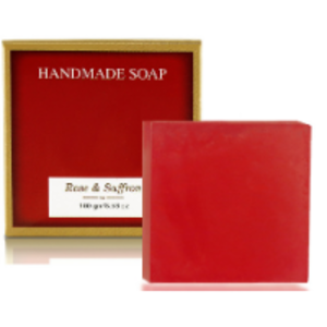  Rose &amp; Saffron Glycerin Sugar Soap 