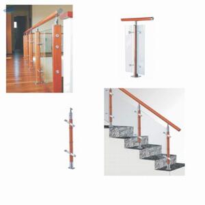 Glass/wooden Railing by  Acme Exports India 