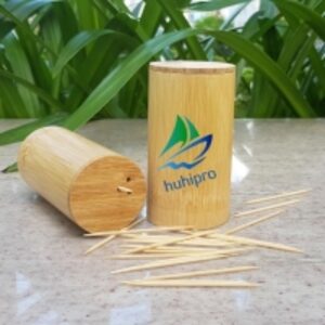 Bamboo Toothpick Box by  Huhipro 