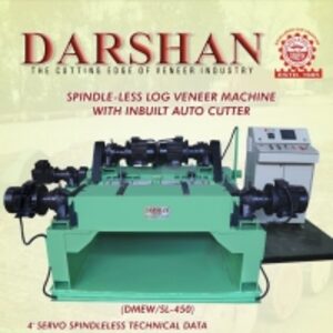 Spindleless Log Peeling Machine Size 4Ft by Darshan Mechanical & Engineering Works