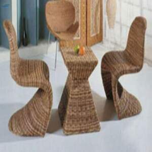  Poly Rattan Coffee Set 