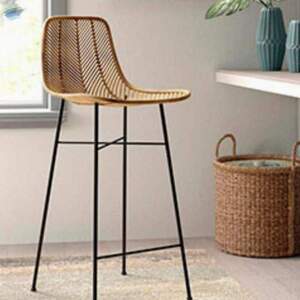  Natural Rattan Bar Stools 