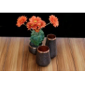 Flower Copper Vase by  CV Fancy Copper 