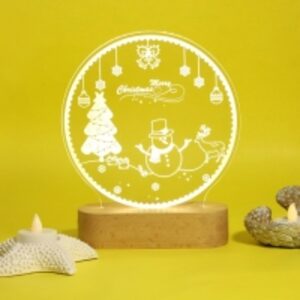  Merry Christmas Acrylic Led Lamp 