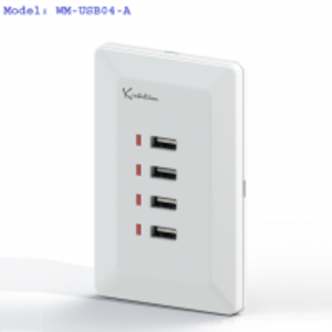  Wall Power Point With Usb 2.0 Ports 