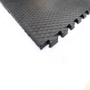 Interlocking Rubber Stable Mats by  Evergreen Village 