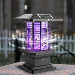  5Pcs Solar Panels Garden Mosquito Killer Lamp 
