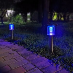  Solar Outdoor Garden Patio Mosquito Killer Lamp 