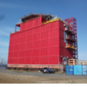 Blast Rated Modular Building With Helideck by  TQM Energy Consultants Inc. 