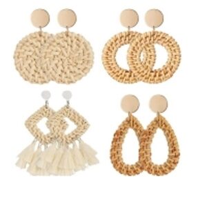 Rattan Earring