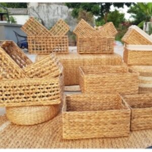 Water Hyacinth Fruit Baskets by  99 Gold Data Processing Trading Company Limited 