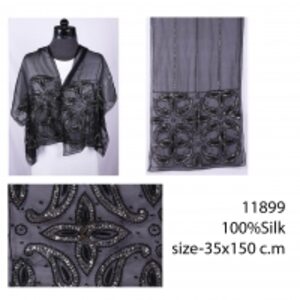 Silk Chiffon Stoles by  Himalaya Exports 