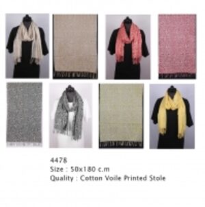  Cotton Printed Stoles 