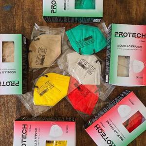 Ffp2 - Face Mask - Colored by  Mag. IE Di Alessandro Gnan 