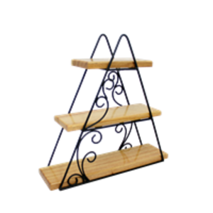  Javanese Ornament Triangle Wall Shelf 