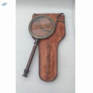Handmade Nautical Brass Magnifying by  World Home Decor 