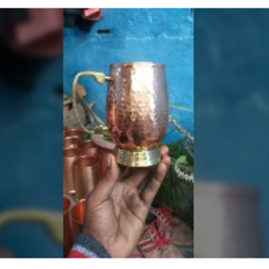 Copper Plain Mug by  Alfa Cookware And Appliances 