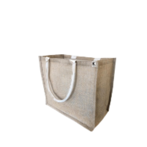 Jute Shopping Bag by  Karaj Kosmic Exports Private Limited 