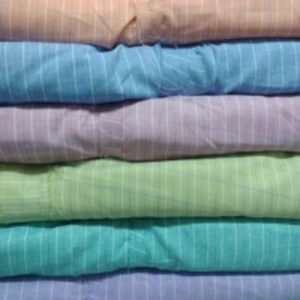 Polyester Check Cotton Fabric by  Sanjay Silk Mills 