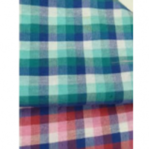 Polyester Check Fabric by  Sanjay Silk Mills 