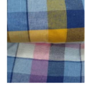 Polyester Check Fabric by  Sanjay Silk Mills 