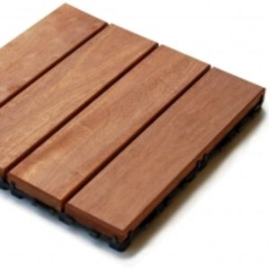 Plastic Based Deck Tiles In Ipe by  Wood Processing Company Soekhoe & Sons 