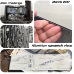 Aluminum Sandwich Sheet by  Besstrade PVC Recycling 
