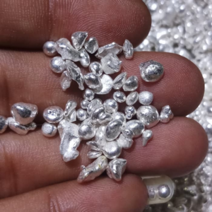 Pure Silver Ag Granules / Grain Material For Jewelry Production
