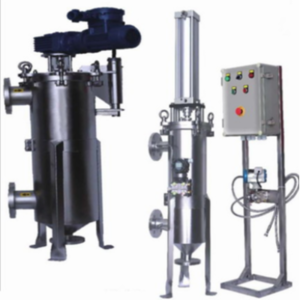 Scraper Self-cleaning filter housing