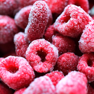Frozen raspberries by LLC Petrovil
