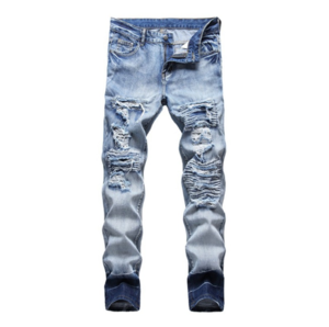 Ripped Jeans Men Custom Wholesale Made High Quality Popular Men Ripped Jeans Street Casual - Image 3