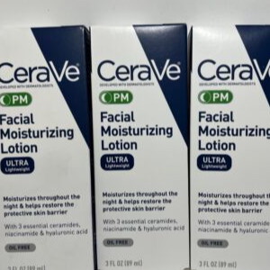 New CeraVeing PM Facial Moisturizing Lotion Ultra Lightweight Oil Free 3 FL OZ by Animus Corporation Limited