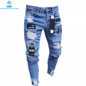 Ripped Jeans Men Custom Wholesale Made High Quality Popular Men Ripped Jeans Street Casual - Image 3