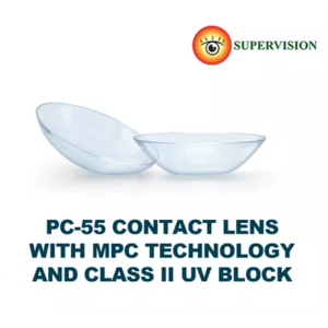 PC-55 Contact Lens (45% Omafilcon C, 55% water) with UV blocker