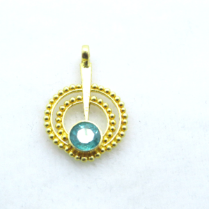 Handmade gorgeous 18k solid gold charm