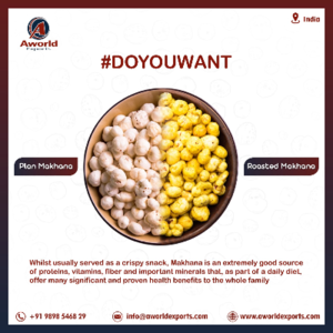 Fox Nuts, Makhana, Lotus Seeds