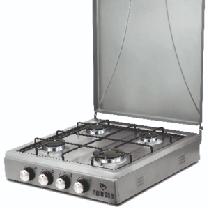 4 Burners Inox Gas Cooker