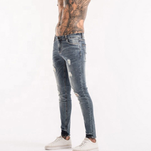 Hot Selling High Quality Customized Logo Printing New Design Jeans Material 2022 Street Wear Men Denim Pant - Image 4