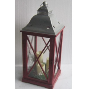 Christmas Lantern with LED Candle